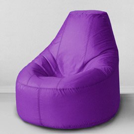 Кресло-пуф Люкс Фиолетовый, размер XXХХL-Комфорт, оксфорд 0