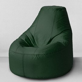 Кресло-пуф Люкс Темно-зеленый, размер XXХХL-Комфорт, оксфорд