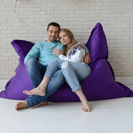 Кресло-подушка, Василек, размер XХXХL-Комфорт, оксфорд 2