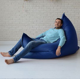 Кресло-подушка, Василек, размер XХXХL-Комфорт, оксфорд 0