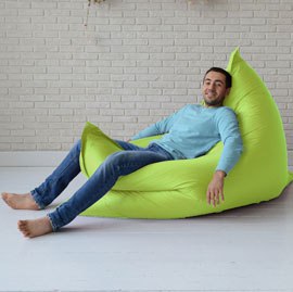 Кресло-подушка, Желтый, размер XХXХL-Комфорт, оксфорд 0
