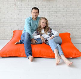 Кресло-подушка, Апельсин, размер XХXХL-Комфорт, оксфорд 0