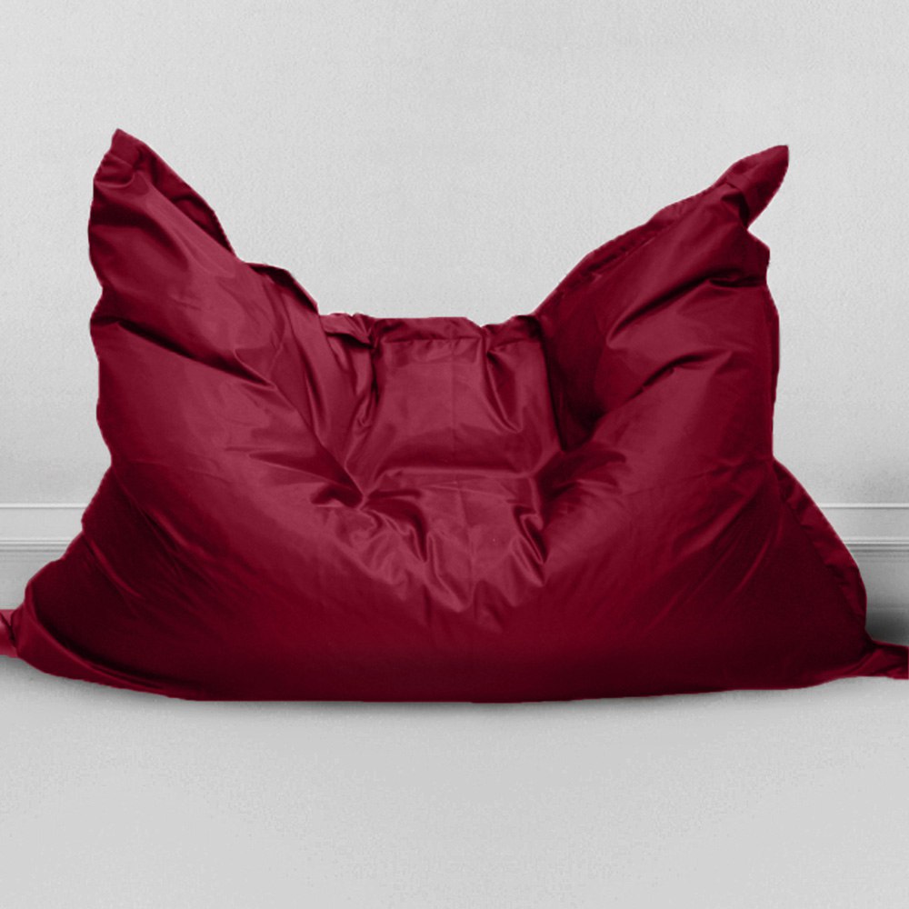 Кресло-подушка, Бордовый, размер XХXХL-Комфорт, оксфорд