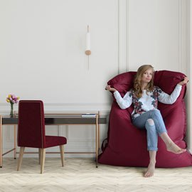 Кресло-подушка, Знакомый Рим, размер XХXХL-Комфорт, мебельный хлопок 3