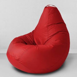 Кресло-мешок груша Красный, размер XХХXL-Комфорт, оксфорд 0