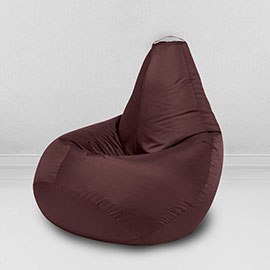 Кресло-мешок груша Шоколад, размер XL-Компакт, оксфорд