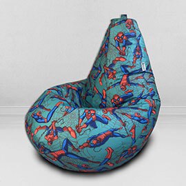 Кресло-мешок груша Супер Герой, размер XL-Компакт, оксфорд