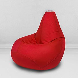 Кресло-мешок груша Красный, размер XL-Компакт, оксфорд 0