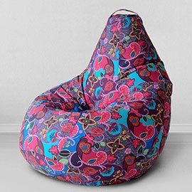 Кресло-мешок груша Сказки Востока, размер XХXХL-Комфорт, мебельный хлопок