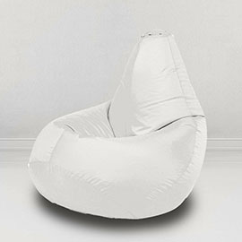 Кресло-мешок груша Белый, размер XL-Компакт, оксфорд 0