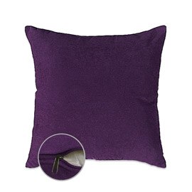 Декоративная подушка Баклажан, мебельная ткань 2