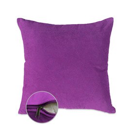 Декоративная подушка Фиолетовая, мебельная ткань 1