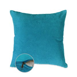Декоративная подушка Бирюза, мебельная ткань 0