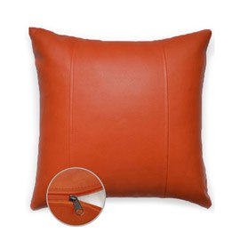 Декоративная подушка Манго, экокожа 1
