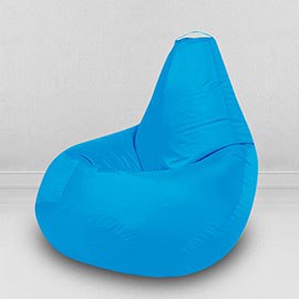 Кресло-мешок груша Темно-голубой, размер XL-Компакт, оксфорд 0