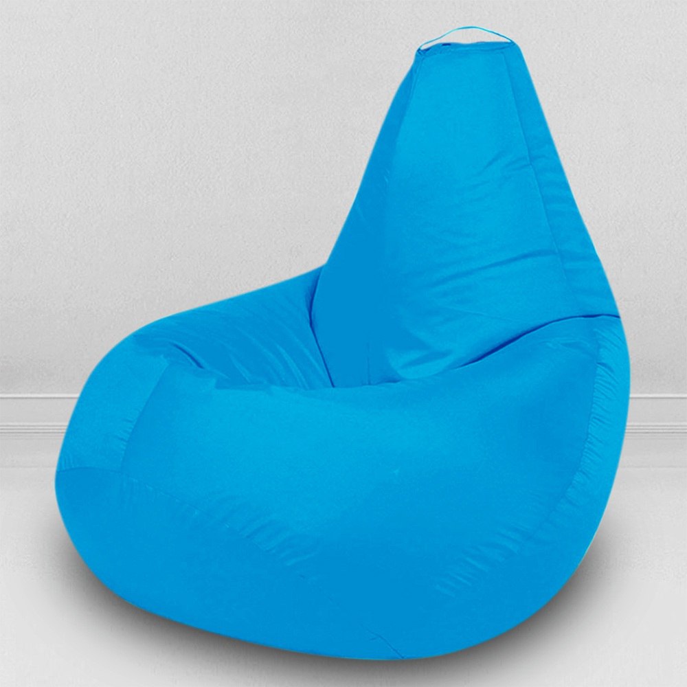 Кресло-мешок груша Темно-голубой, размер XХXХL-Комфорт, оксфорд