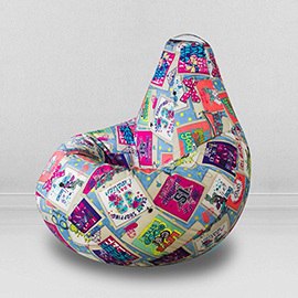 Кресло груша Дрим, размер Компакт, мебельный хлопок