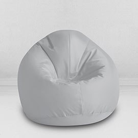 Кресло-мешок груша Kids Cеребристо-серый, размер M, оксфорд 0