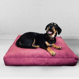 Лежак для собаки Незрелая слива, размер S, мебельная ткань 1