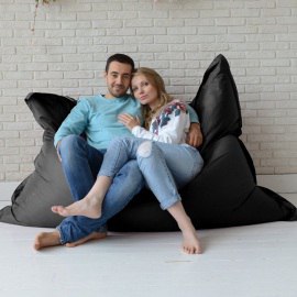 Кресло-подушка, Знакомый Лондон, размер XХXХL-Комфорт, мебельный хлопок 0