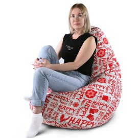 Кресло-мешок груша Символ Года, размер XХХL-Стандарт, мебельный хлопок 0