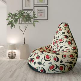 Кресло-мешок груша Синьор Авокадо, размер XХXХL-Комфорт, мебельный хлопок и оксфорд 0