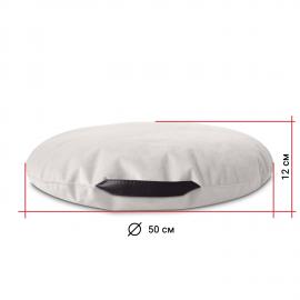 Подушка на пол Сидушка Латте, мебельная ткань 0