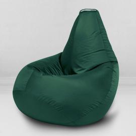 Кресло-мешок груша Темно-зеленый, размер ХХL-Миди, оксфорд