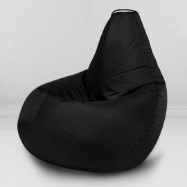 Кресло-мешок груша Черный, размер ХХL-Миди, оксфорд 0