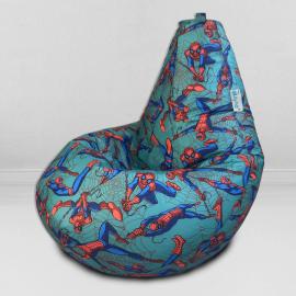 Кресло-мешок груша Супер герой, размер ХХL-Миди, оксфорд