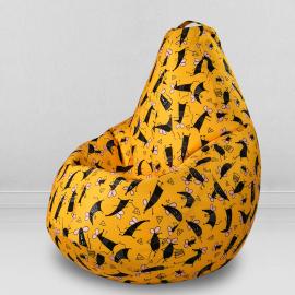 Кресло-мешок груша Символ Года, размер ХХL-Миди, мебельный хлопок 0