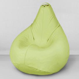 Кресло-мешок груша Салатовый, размер ХХL-Миди, экокожа
