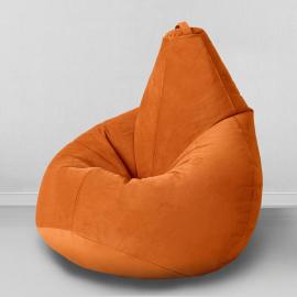 Кресло-мешок груша Лисий, размер ХХL-Миди, мебельный велюр