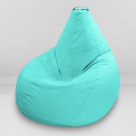 Кресло-мешок груша Ментол, размер XХХXL-Комфорт, мебельный велюр Киви