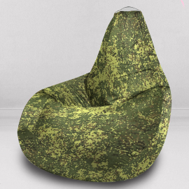 Кресло-мешок груша Хаки, размер ХХL-Миди, оксфорд 0