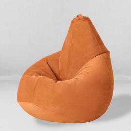 Кресло-мешок груша Лисий, размер XL-Компакт, мебельный велюр Киви 0