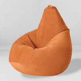 Кресло-мешок груша Лисий, размер ХХL-Миди, мебельный велюр Киви 0