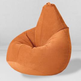 Кресло-мешок груша Лисий, размер XХХL-Стандарт, мебельный велюр Киви