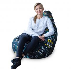 Кресло-мешок груша Айскрим, размер XХХL-Стандарт, мебельный хлопок 0