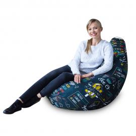 Кресло-мешок груша Айскрим, размер XХХL-Стандарт, мебельный хлопок 0