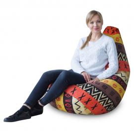 Кресло-мешок груша Африка, размер XХХL-Стандарт, мебельный хлопок 5