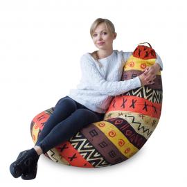 Кресло-мешок груша Африка, размер XХХL-Стандарт, мебельный хлопок 6