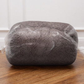 Кресло бескаркасное Bubble, размер 4XL, букле, Темно-коричневый 7 Кресло бескаркасное Bubble, размер 4XL, букле, Темно-коричневый 7