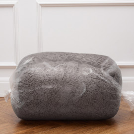 Кресло бескаркасное Bubble, размер 4XL, вельвет, Шоколадный графит 9 Кресло бескаркасное Bubble, размер 4XL, вельвет, Шоколадный графит 9