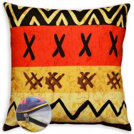 Декоративная подушка Африка, мебельный хлопок 1