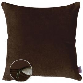 Декоративная подушка Горький шоколад, мебельная ткань 0