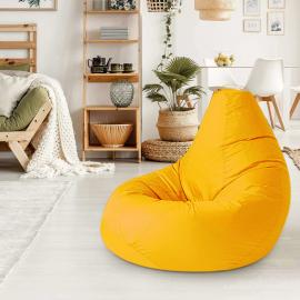 Кресло-мешок груша Желтый, размер XХXХL-Комфорт, оксфорд 0