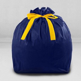 Подарочный упаковочный мешок цвет синий для кресла-мешка размера Стандарт 0