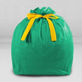 Подарочный упаковочный мешок цвет зеленый для кресла-мешка размера Стандарт и Комфорт