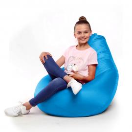 Кресло-мешок груша Темно-голубой, размер XL-Компакт, оксфорд 6